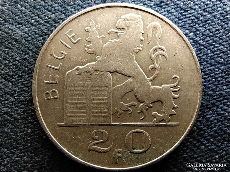 Belgium iii. Lipót (1934-1951) .835 Silver 20 francs 1949 (id67576)