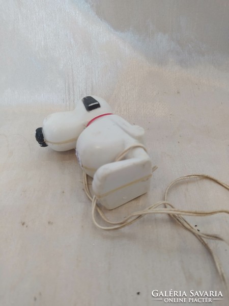 Retró műanyag világítós Snoopy