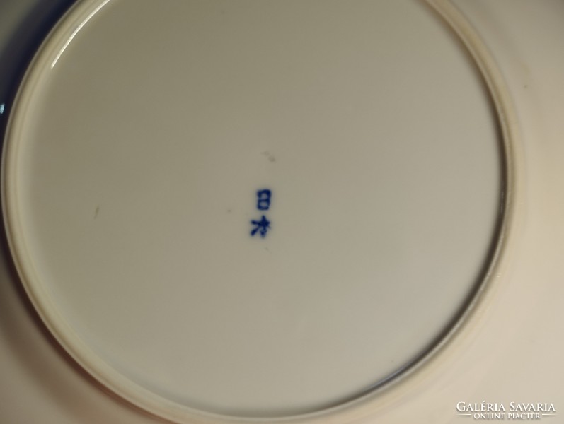 Sárkány mintás porcelán japán tányér