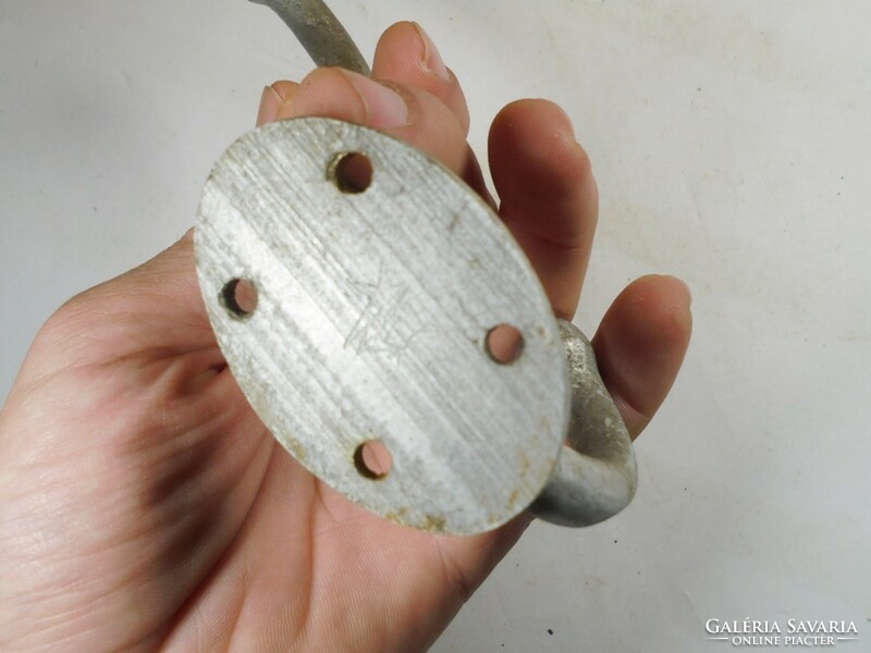 Retro régi alumínium fogas ruha akasztó ruhaakasztó jelzett, Szarvasi Vas Fém Gyártó