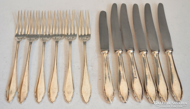 Silver appetizer set - for 6 people (nf16)