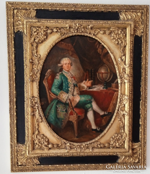 Pair of paintings in baroque style, only together