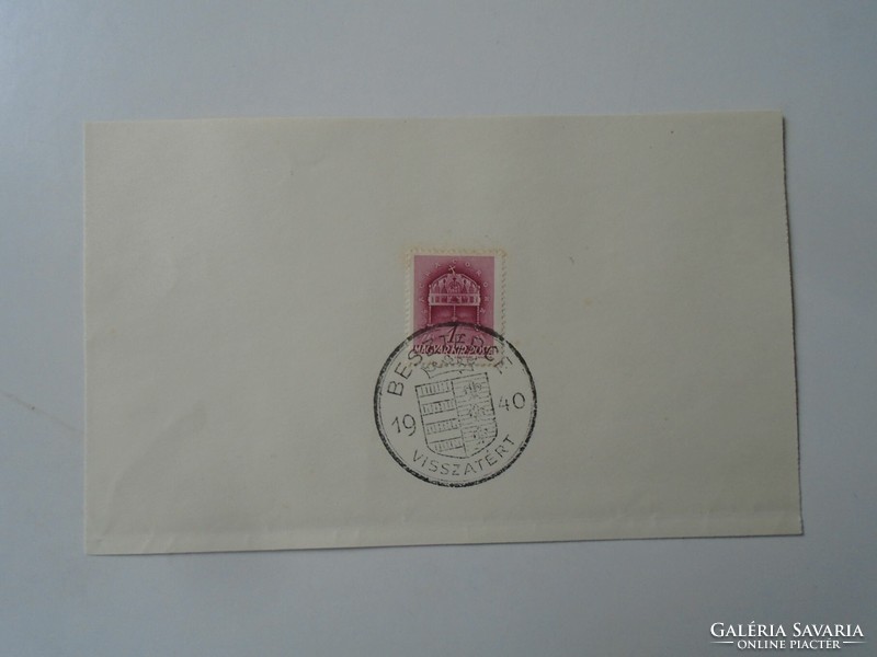 Za451.51 Beszterce returned commemorative stamp 1940 - North Transylvania