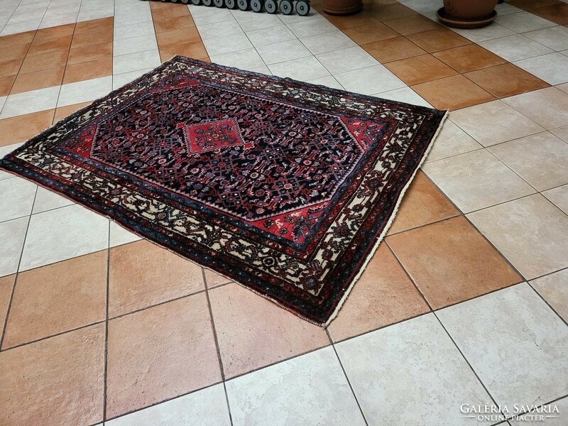 Iranian antique hand-knotted 127x210 cm wool Persian rug ff_45