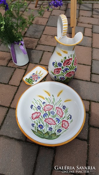 Ceramic washbasin set