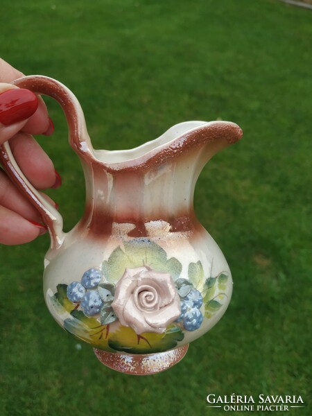 Retro ceramic rose coffee set for sale! For replacement
