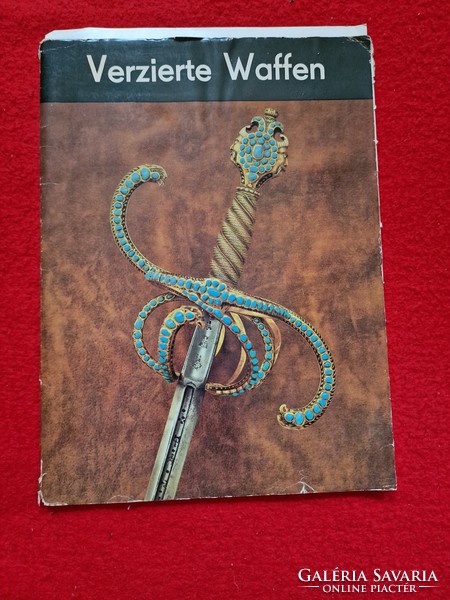 Verzierte waffen swords, pistols book with poster attachment