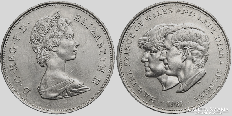 Egyesült Királyság 25 új penny 1981 BU