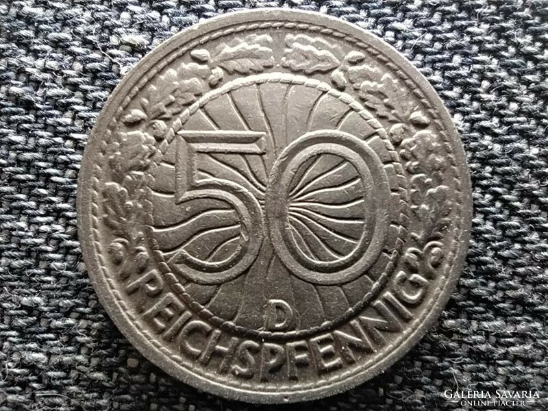 Németország Weimari Köztársaság (1919-1933) 50 Reichspfennig 1927 D (id45396)