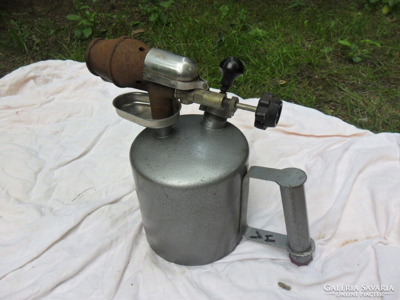 Old gasoline soldering lamp in mint condition