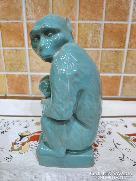 Ceramic newest antique monkey