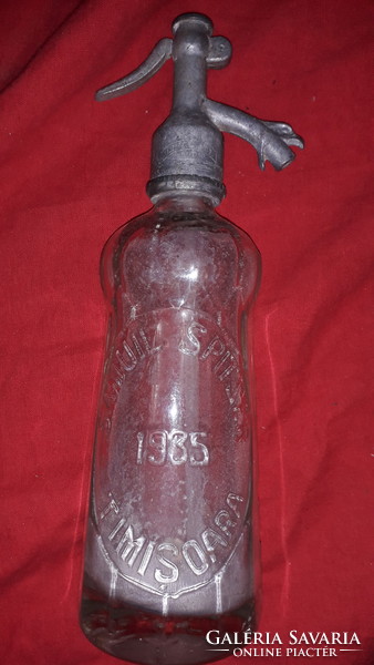 Antique 1935. Rooster-headed spitzer samuel temesvar soda bottle according to the pictures