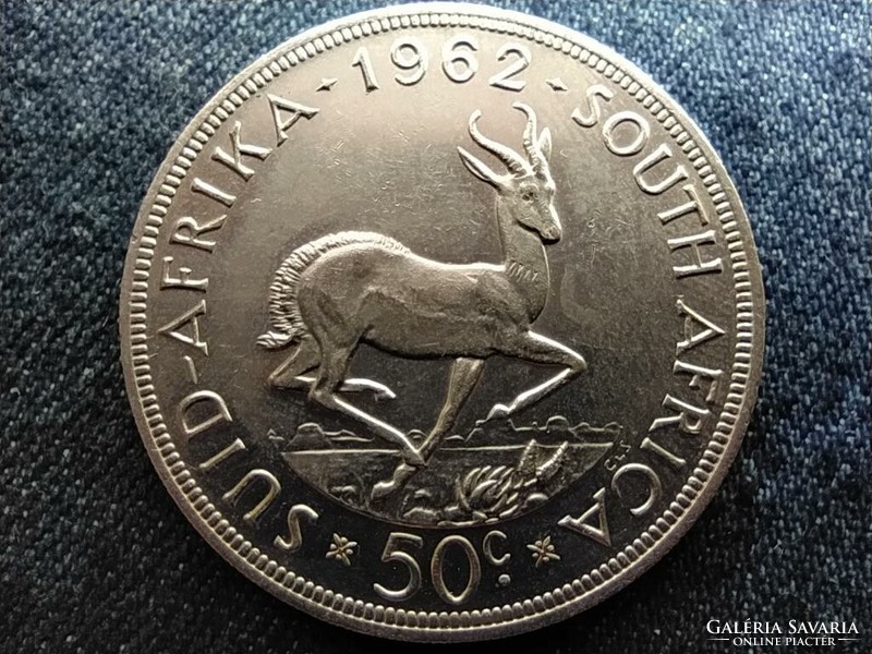 Dél-Afrikai Köztársaság Suid-Afrika .500 ezüst 50 Cent 1962 (id64766)
