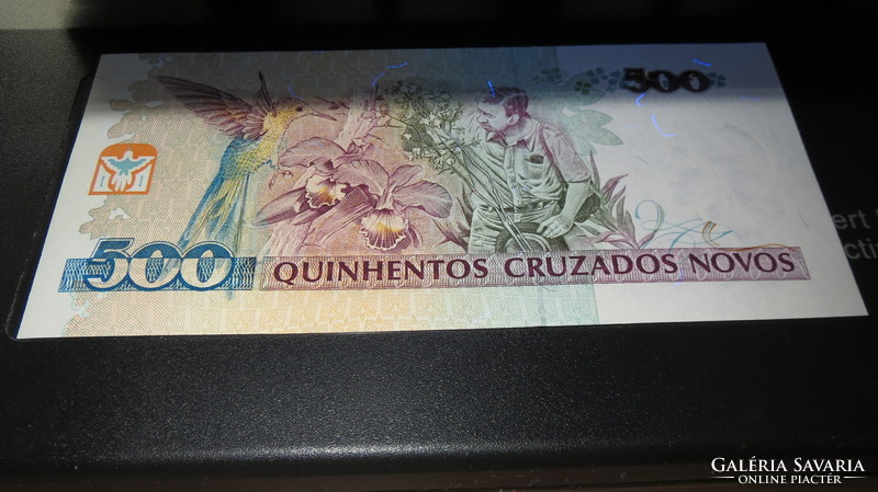 500 Cruzeiros Brazil 1990 oz uncirculated