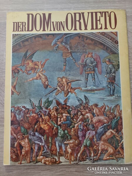 Marcello Solini: Orvietói dóm - képekkel, leírásokkal - német nyelvű ismeretterjesztő könyv - 546