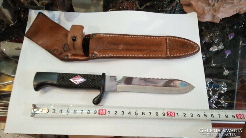 Hunting knife, 25 cm long, steel, excellent for collectors.