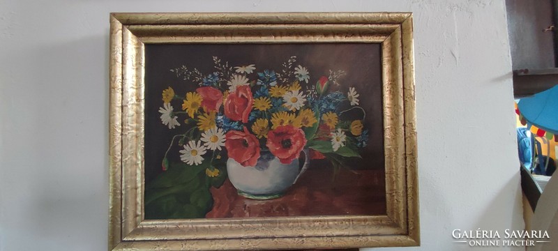 Virágos festmény