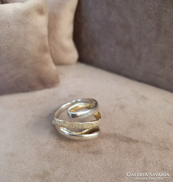 Design Ezüst Gyűrű
