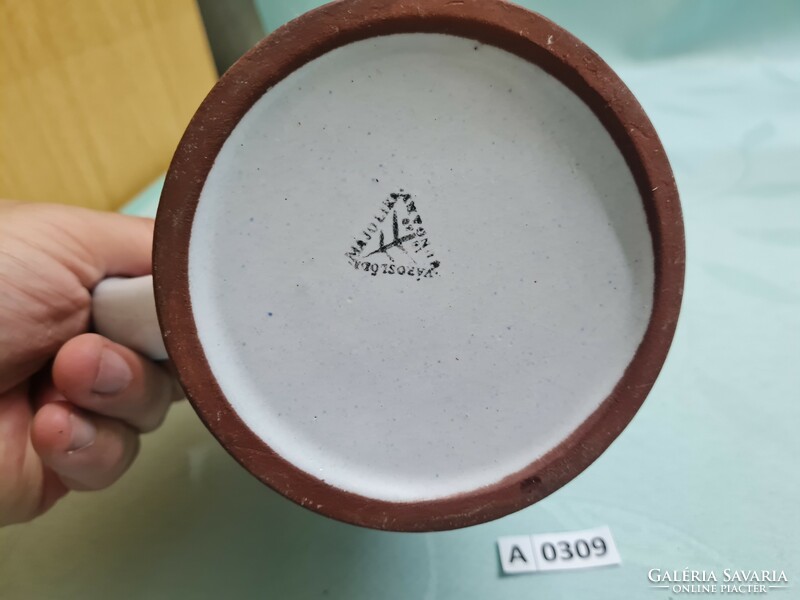 A0309 Városlód Hungalu ceramic jug 15 cm
