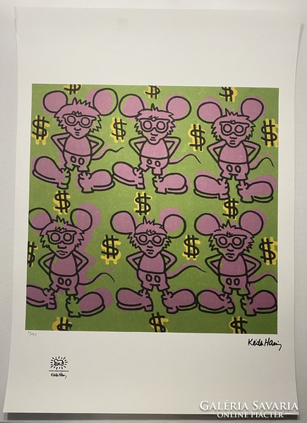 Keith Haring eredetigazolással