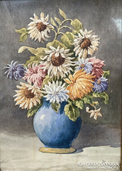 Pintér j. : Flower still life - watercolor