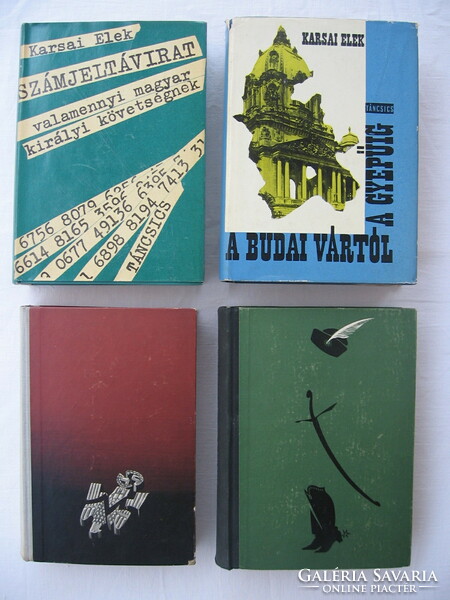Works of Elek Karsai, 4 books