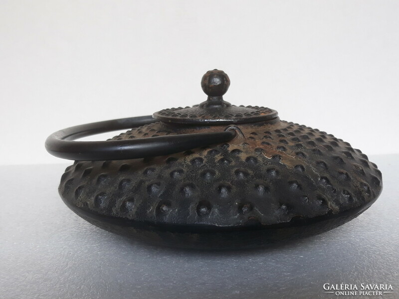 Vintage cast iron Japanese style kettle, tea maker