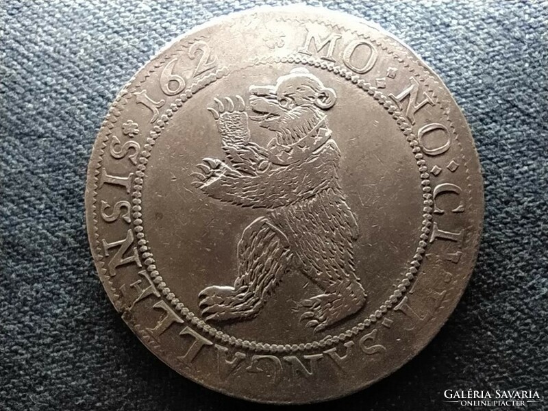 Switzerland st. Gallen canton silver thaler 1620 rare (id73296)
