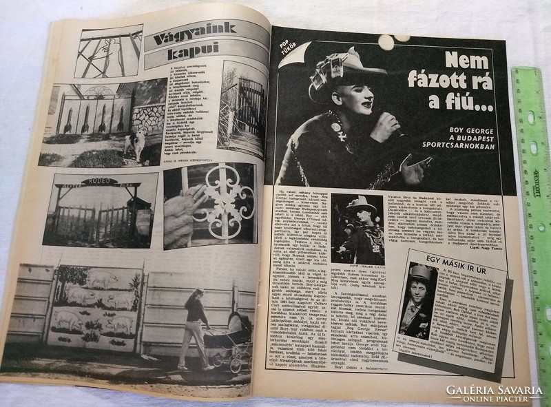 Képes Újság magazin 1987/48 Boy George Harlekin Gyermekszínház Beverly Hills-i zsaru