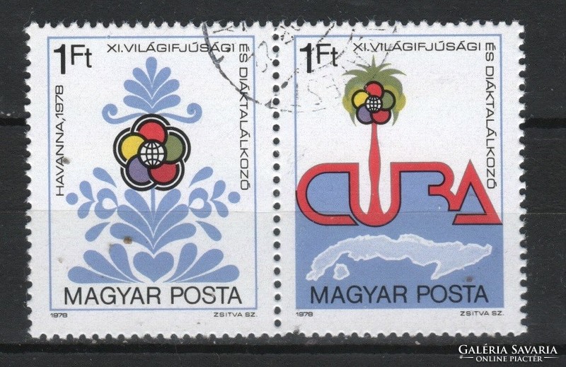 Stamped Hungarian 0770 sec 3278-3279