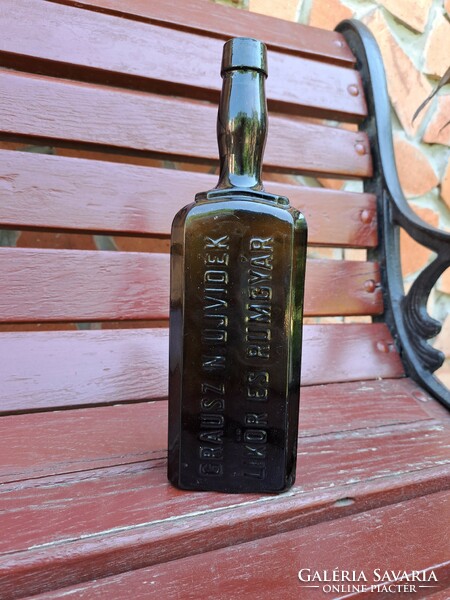 Rare collector's graus n. Ujvidék liqueur and rum factory specialität specialty liqueur glass