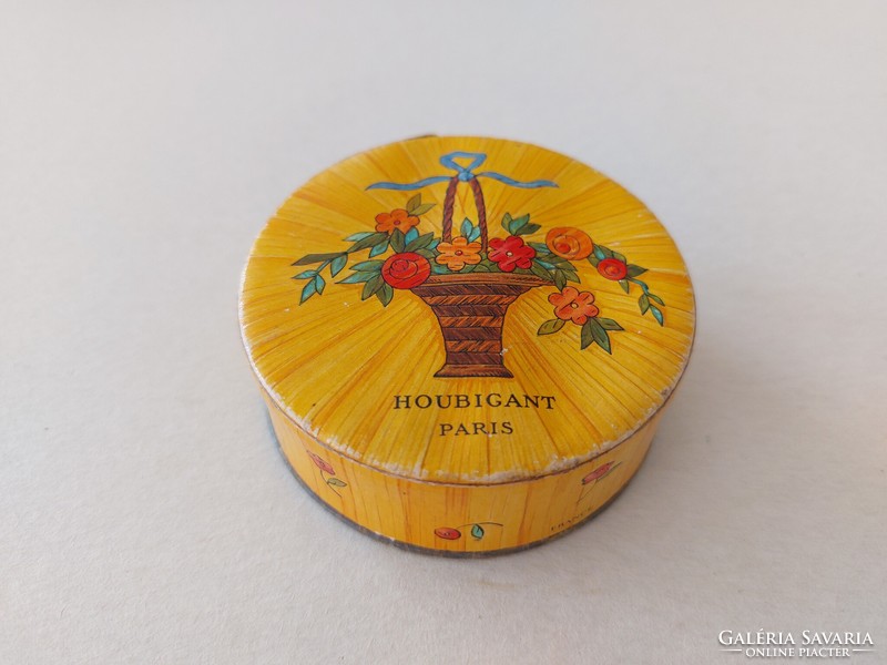 Régi francia púderes doboz vintage Houbigant France Paris