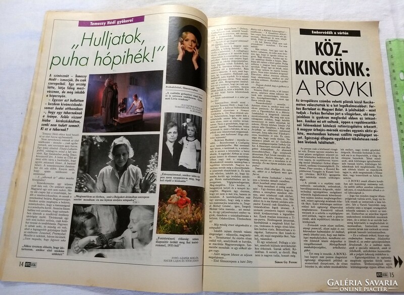 Capable newspaper magazine 1992/1 Árpád Göncz Temessy Hédi Rovki Michael Jackson Denmark