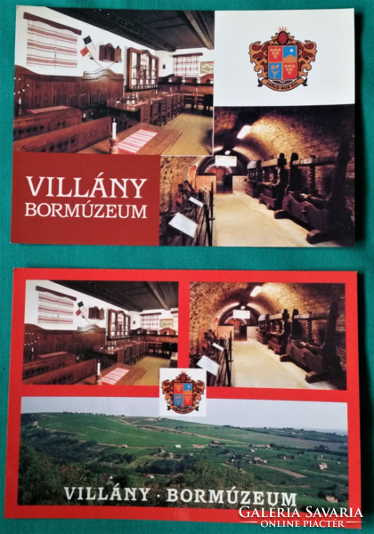 Villány, wine museum, postcards