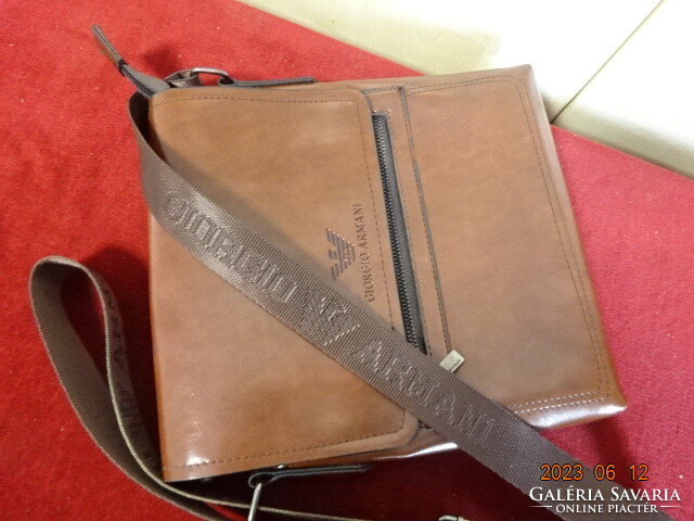 Giorgio armani original men's leather shoulder bag. Jokai.