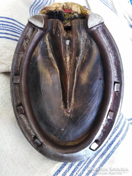 Antique pincushion - made of real hoof / donkey