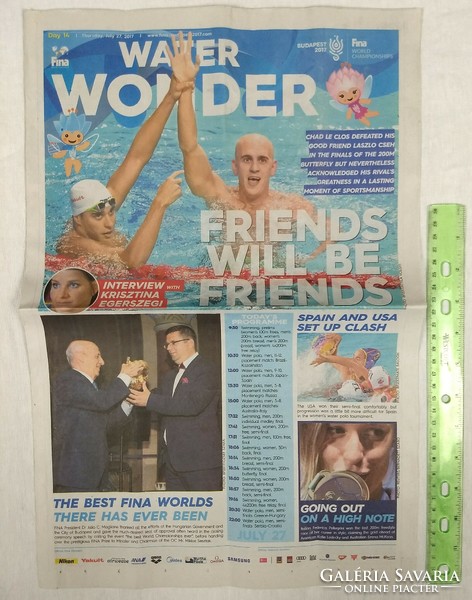 Water Wonder újság 12 száma egy csomagban - 2017-es úszó-világbajnokság