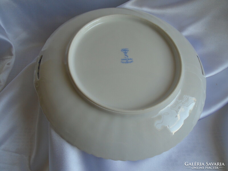 China blau tieenurt cake large plate. Avg. : 26 Cm.