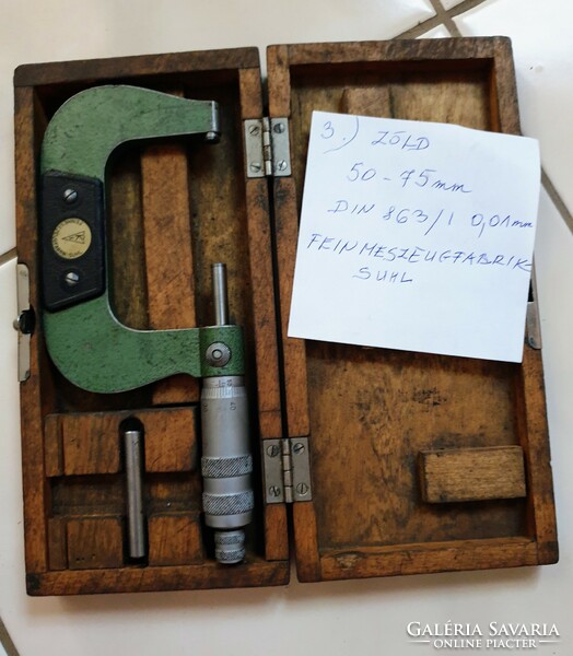 Suhl micrometer for sale in a 50-75 mm box