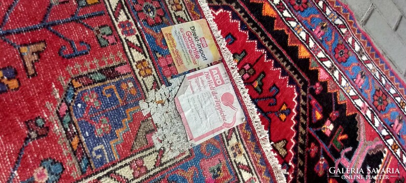 Hand-knotted Iranian Malayer carpet is negotiable