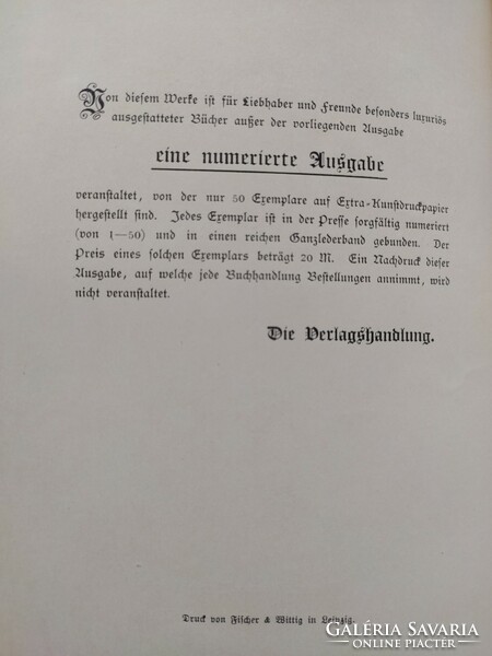 Tiepolo - RITKA antik kötet "Vera Zichy" tulajdonosi aláírással 1897-ből