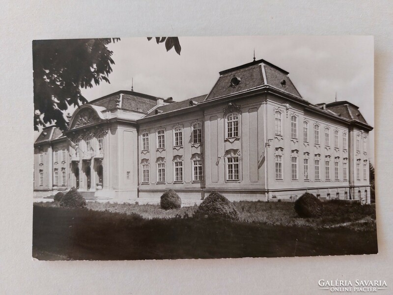 Old postcard Keszthely Balaton museum