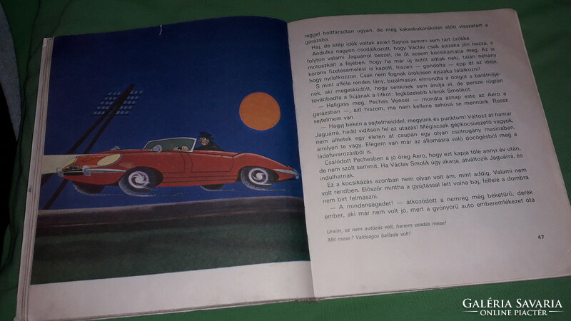 1981.Jirí Marek : Autómesék képes mese könyv a képek szerint MADÁCH
