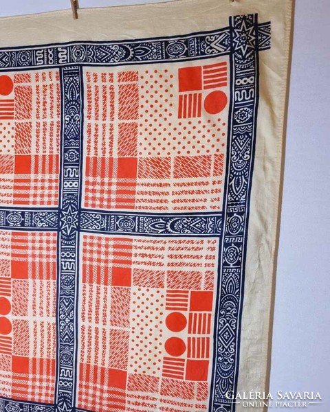 Vintage silk scarf 77x81 cm. (4216)