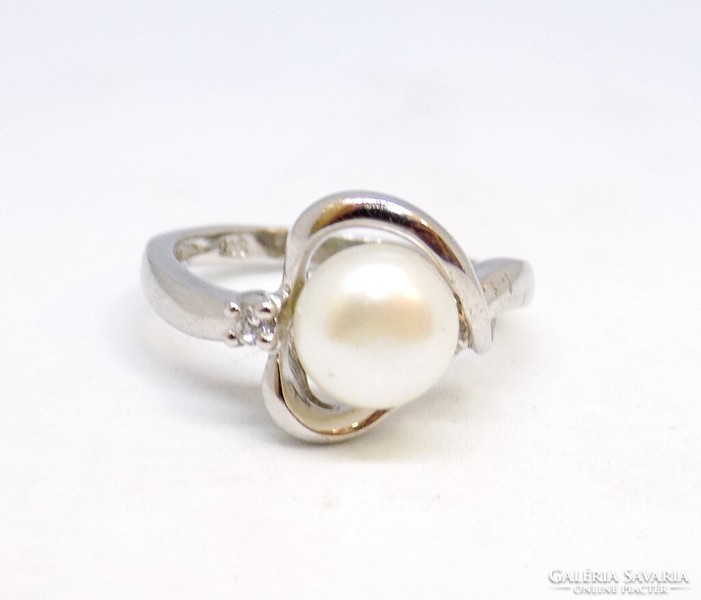 Gyöngyös ezüst gyűrű (ZAL-Ag106564)