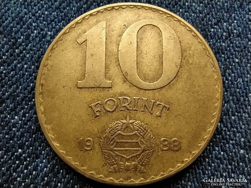 Népköztársaság (1949-1989) 10 Forint 1988 BP (id76591)