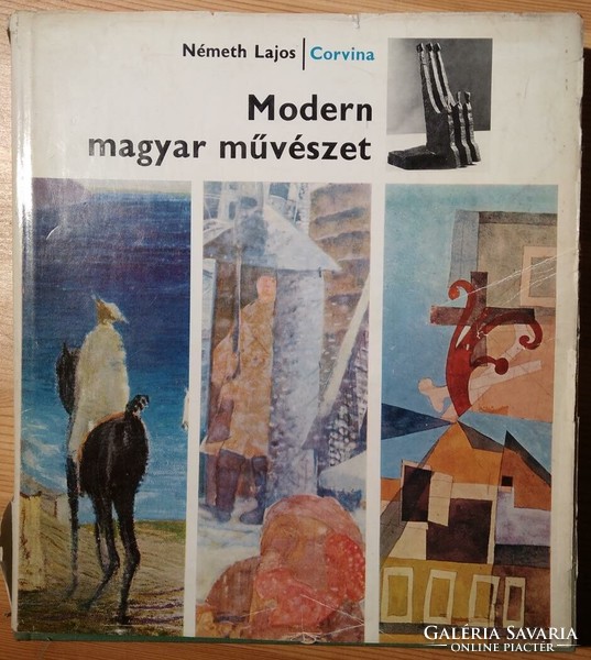 Modern Magyar művészet szakkönyv Corvina kiadótól eladó nagyméretű 192 oldalas
