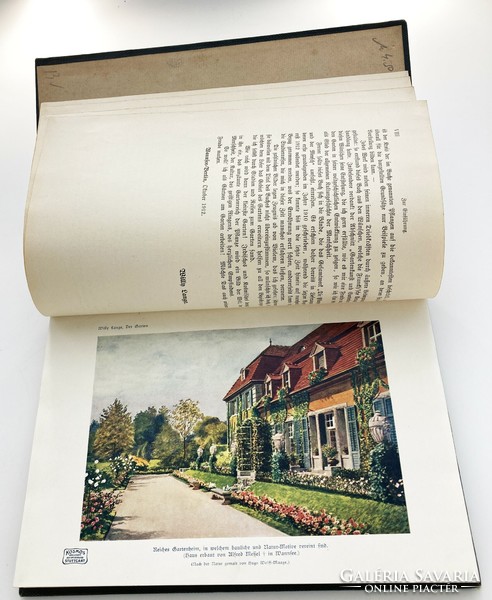 A kert és növényei, 1913 - Willy Lange német kertművész gazdagon illusztrált antik könyve