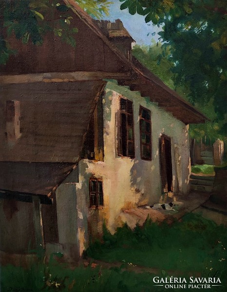 Magyar festő - Reggeli fények , 1923