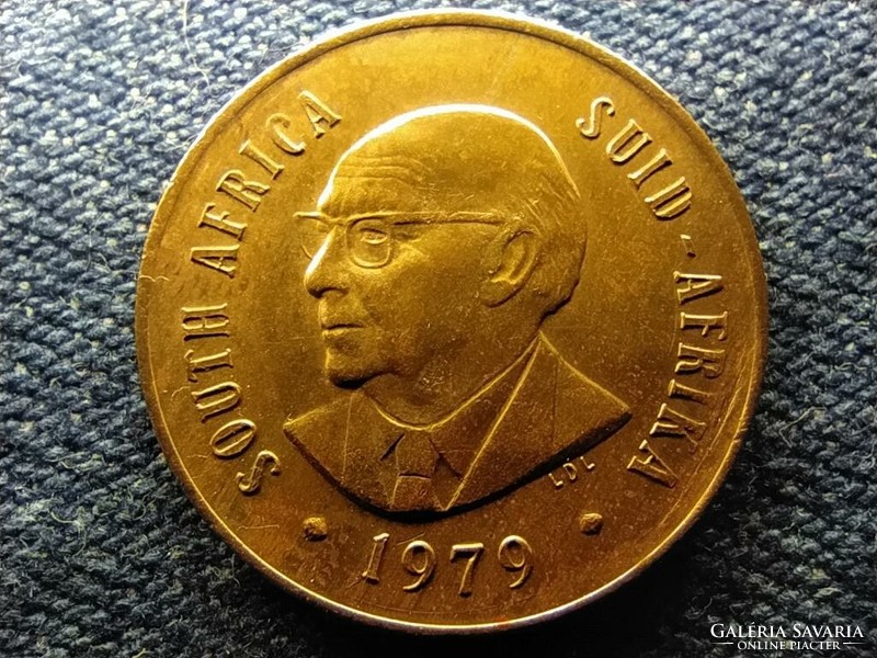 The end of the presidency of Nicolaas Johannes Diederichs Republic of South Africa 2 cents 1979 (id64891)